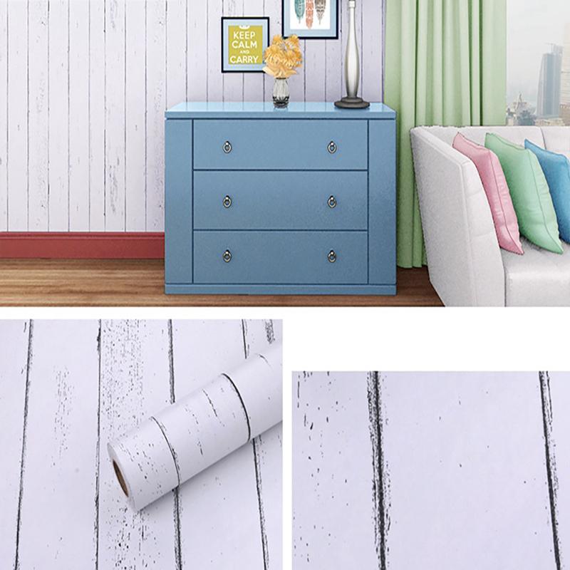PVC Tapete Schlafzimmer Zuhause Hintergrund Möbel Holzmaserung Selbstklebende Tapete Selbstklebendes Wandtuch Wasserdicht