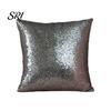 Elegant Pillow Cover Pillowcase Sequins Decorative Cushion Modern Farmhouse Soft Polyester Style for Sofa Bedroom Office Touch