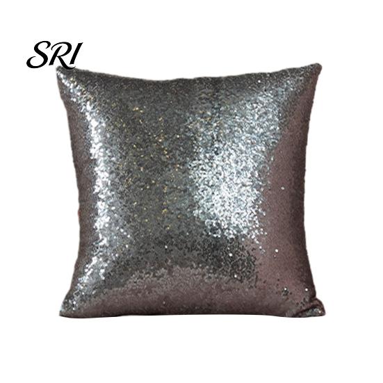 Elegant Pillow Cover Pillowcase Sequins Decorative Cushion Modern Farmhouse Soft Polyester Style for Sofa Bedroom Office Touch