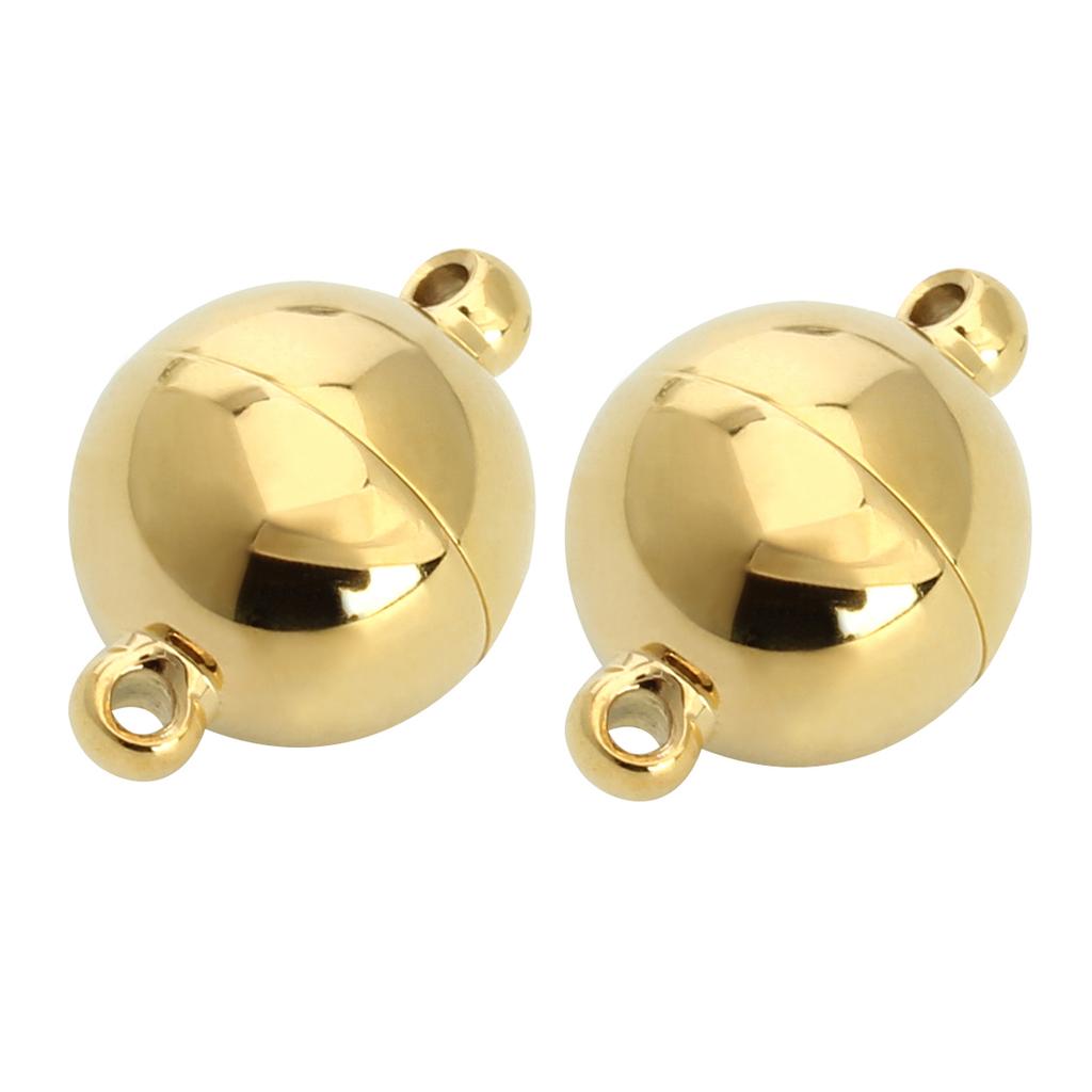 2pcs/Lot Stainless Steel Strong Magnetic Clasps For Jewelry Making Magnet End Clasp Connectors DIY Bracelet Necklace Accessories