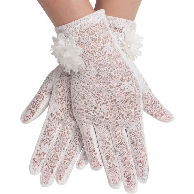 Meier Z 27379 touchscreen lace sun gloves lace sun protection gloves белый