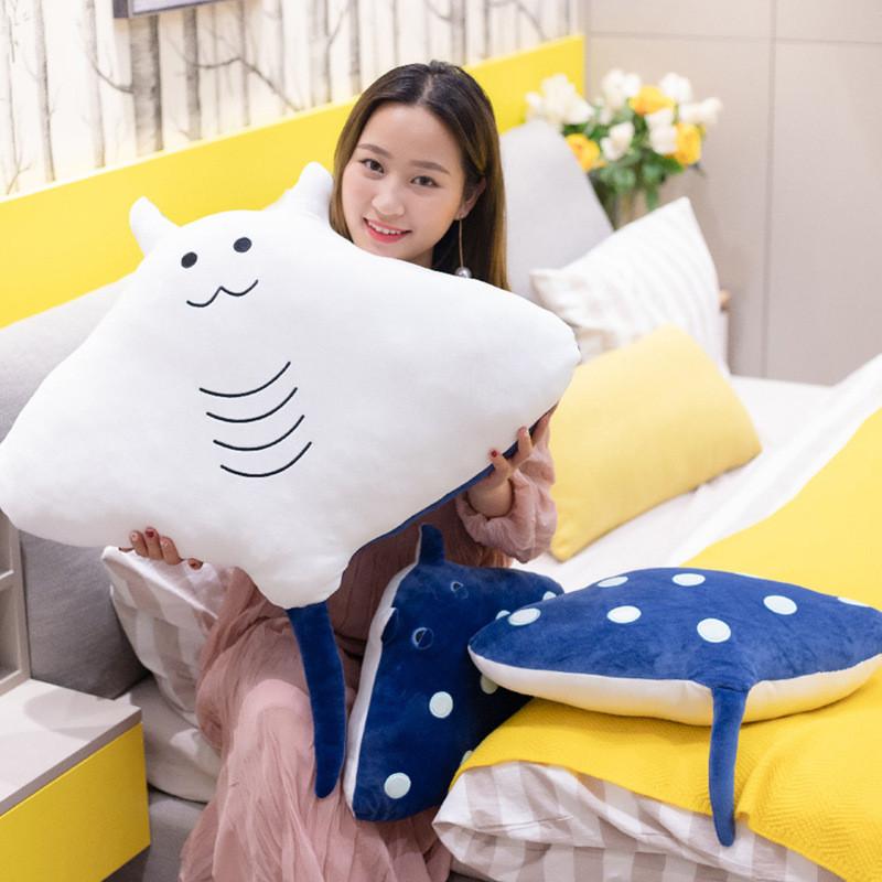 Rays Marine Manta Animal Plush Toy Stuffed Doll Bedroom Decoration Gift Kids