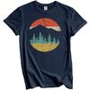 Unisex And Unisex Outdoor Sports Camping Tshirts Retro Forest Tree Pattern Tshirts Gifts For Outdoor Nature Enthusiasts
