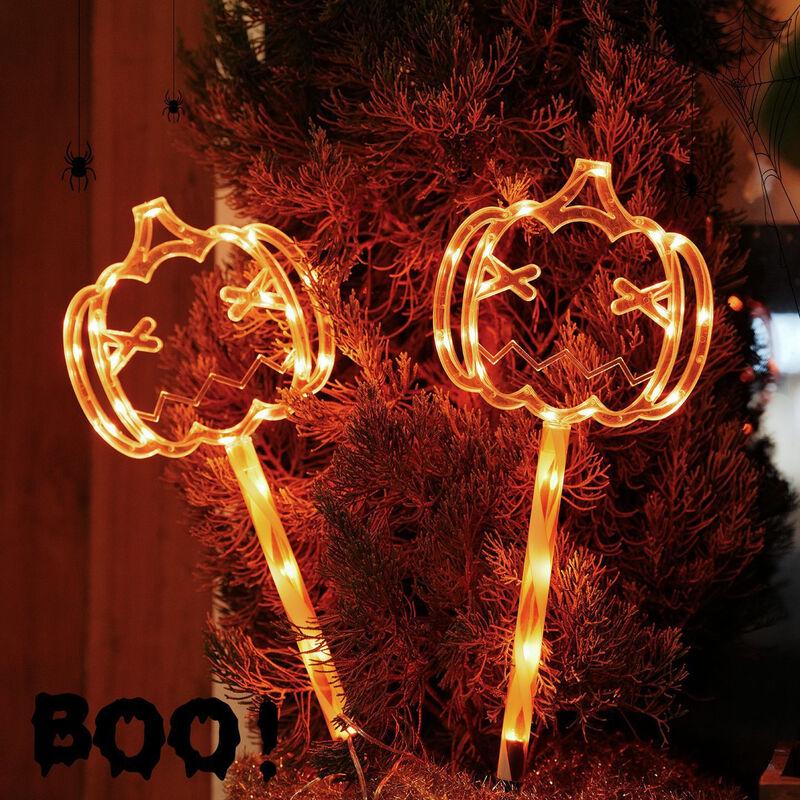Halloween Pumpkin Ghost Outdoor Ground Light