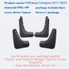 2017-2023 For Jeep Compass Mudguard Fender Mud Flap Guards Splash Mudflaps Car Accessories Mudguards Front Rear 4pcs