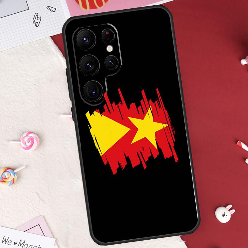Tigray Flag Theme Case For Samsung Galaxy S26 Ultra S23 S22 S21 S20 S24 S25 Ultra S10 Plus S25 FE Cover Shell