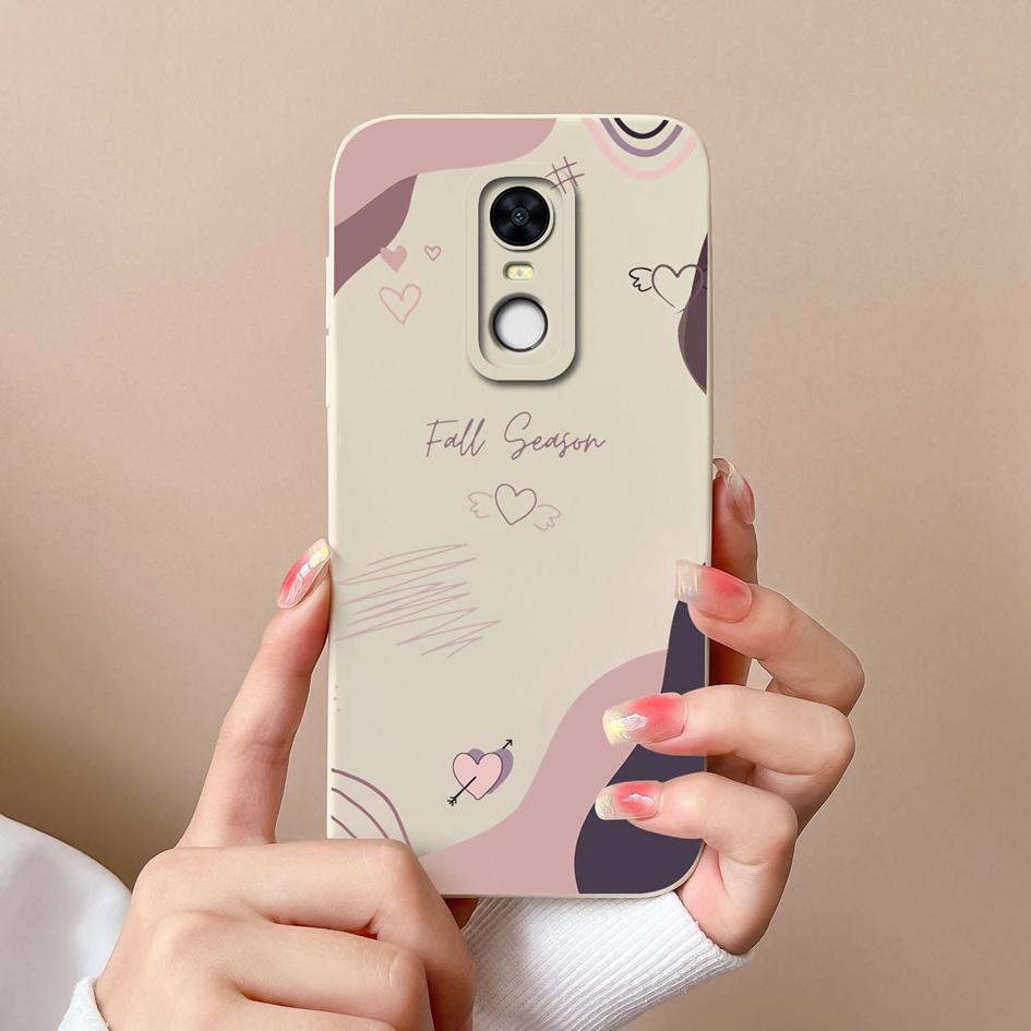 

Для Redmi Note 5 7 7S 8 9 9S 9T 10 10S 10T K80 Pro Max Plus Чехлы для телефонов Модный узор с сердечками Жидкий силикон Защитные чехлы Для корпуса Redmi Redmi K80 Pro 5G