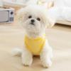 Dog clothes cute style three-dimensional chick traction vest thin breathable cat bipod teddy pet clothes