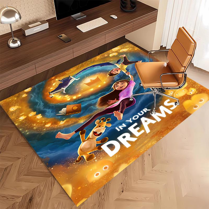 movie In Your Dreams Print Area Rug - Soft,Washable Non-Slip Indoor Mat,Living Room,Home Office Decorative Rug