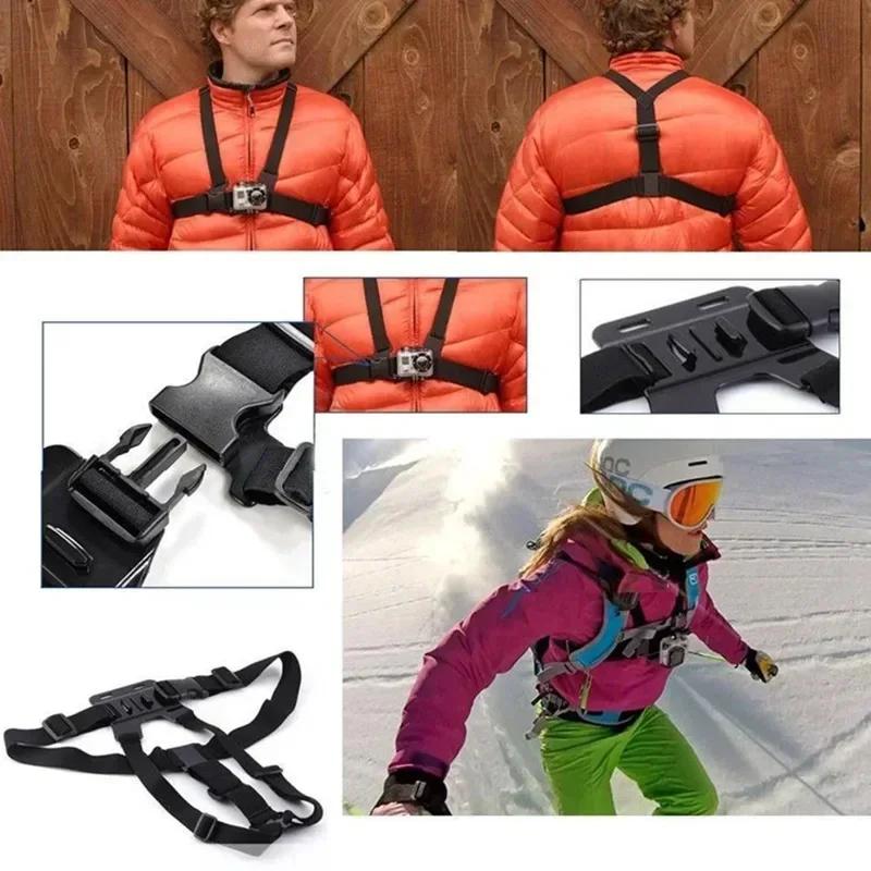 5 In 1 Mobile Phone Chest Strap Mounting Holder Fixed Live Broadcast Accessories First Angle Video Record Life Phone Bracket