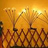 2 Modes Switching LED Floral Firework 6/810 Heads Landscape Lighting Solar Lawn Lamp  Party