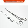 Stainless Steel Hemostatic Forceps - Straight/Curved Head, Surgical/Vascular Use, In Stock