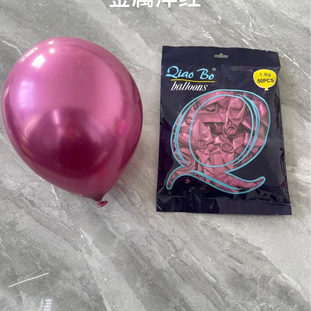 Pearlescent Metal Balloons - 5", 10", 12" for Wedding, Party, Mall Decorations & Anniversaries