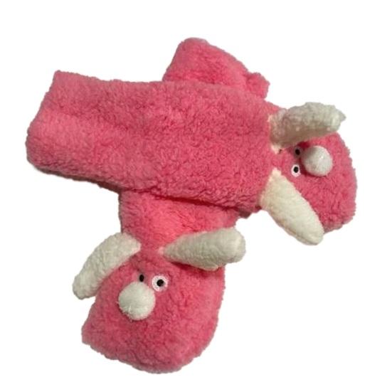 

Пухнасті домашні шкарпетки Милі пухнасті шкарпетки з вушками затишні шкарпетки для кабіни чоловічі жіночі теплі зимові шкарпетки для дому відпочинку сну червоний