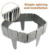 Faux Stone Fence Landscape Edging Easy Installation Flower Bed Lawn Yard Weed Barrier Fence Garden Bed Boundary