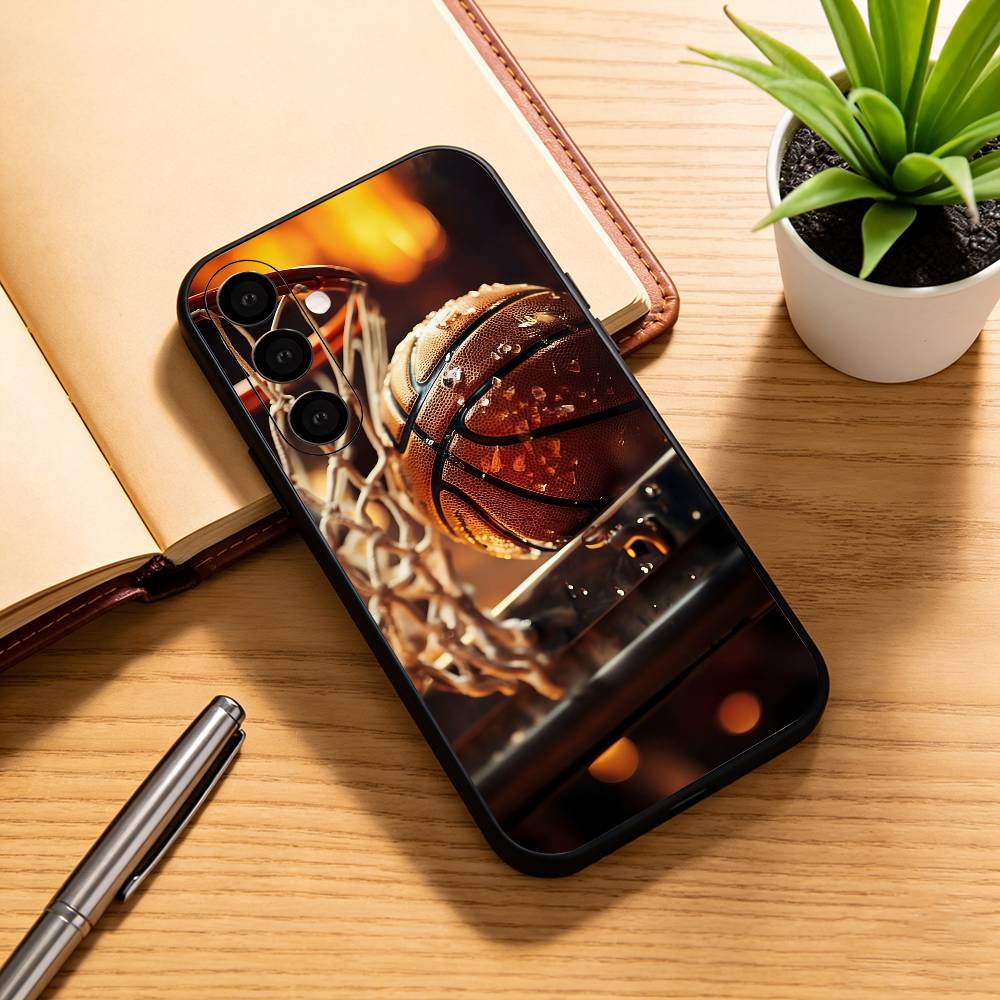 

B-basketball D-dunk Phone Case For Samsung Galaxy A73,A72,A71,A70,A53,A52,A51,Others Soft Black Cover Samsung a32 5g