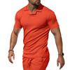 Men's Loose And Casual Solid-color Short-sleeved Shirt Top