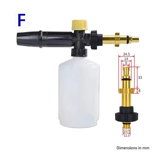 Car Wash Foam Gun Nozzle Foam Cannon Foam Generator for Karcher Kranzle Interskol Elitech Huter Gerni Stihl High Pressure Washer