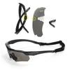 In-Stock Black CS Tactical Polarized Anti-UV Shooting Goggles - Windproof, Sandproof Outdoor Sunglasses.