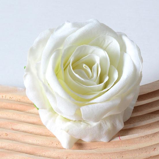 Artificial Rose Flower Heads 2.3" Fake Silk Rose Heads for Wedding Centerpieces Bridal Bouquets DIY Floral Crafts