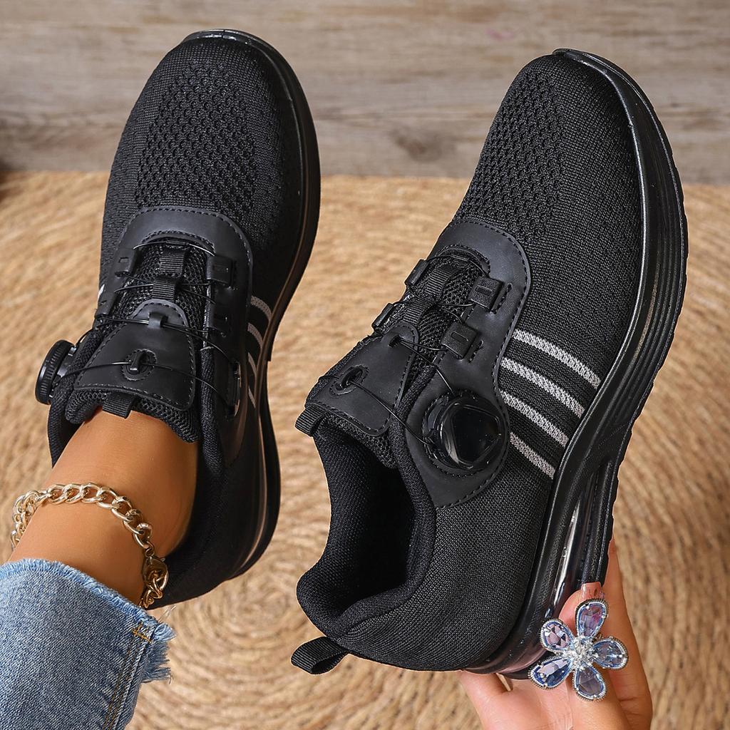 Fashion New Spring Women's Vulcanize Shoes Outdoor Causal Anti-slip Flats Air Mesh Elastic Band Shoes for Women Platform Womens Shoes