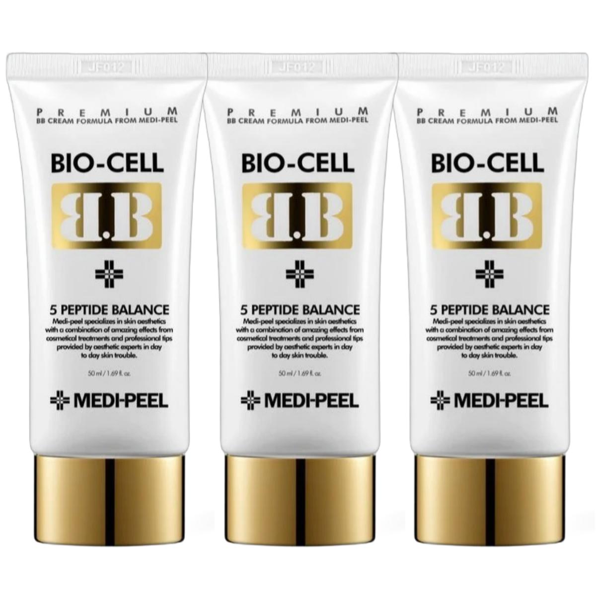 

[Medipeel] Bio-Cell 5 Peptide Balance BB Cream SPF33 PA+++ 50мл 50ml X 3PCS