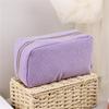 Large Corduroy Pencil Case High Capacity Pen Pouches Pencil Organizers Storage Bag Travel Cosmetic Bag for Office School