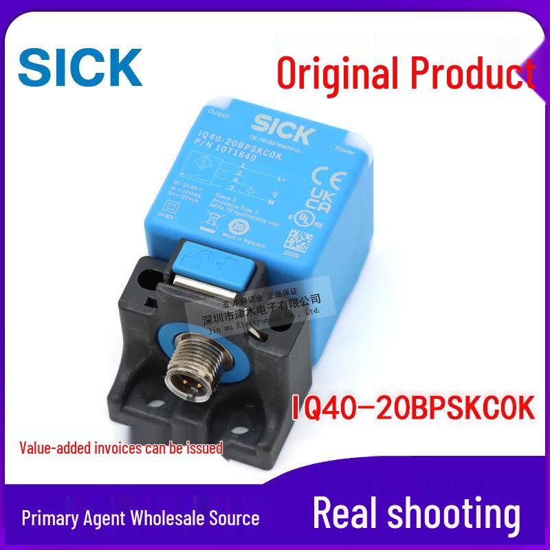 Original IQ40-20BPSKC0K PNP Proximity Sensor Switch, Normally Open