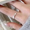 VENTFILLE 925 Sterling Silver Zircon Thin Fresh Ring For Women Minimalist Versatile Aesthetic Elegant Jewelry Gift Dropshipping