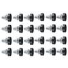 24 Pack Multipurpose Adjustable Furniture Levelers M6 Threaded Leg Extenders for Chairs Desks Cabinets Shelves