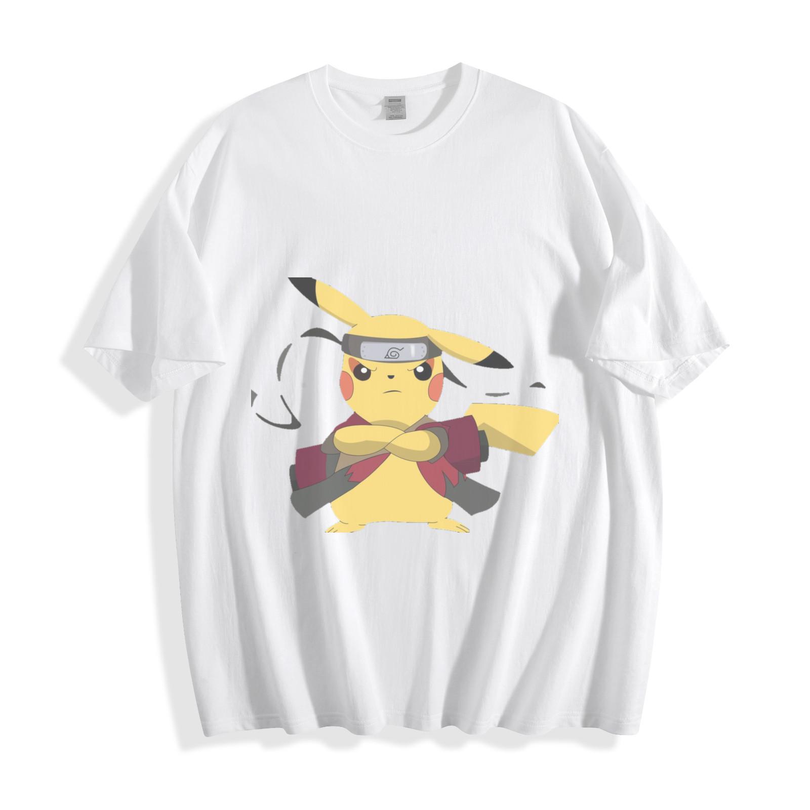 Pikachu Ninja Warrior T-Shirt Mens Womens Tees Top - Fierce Samurai Pokémon Unisex Tee M