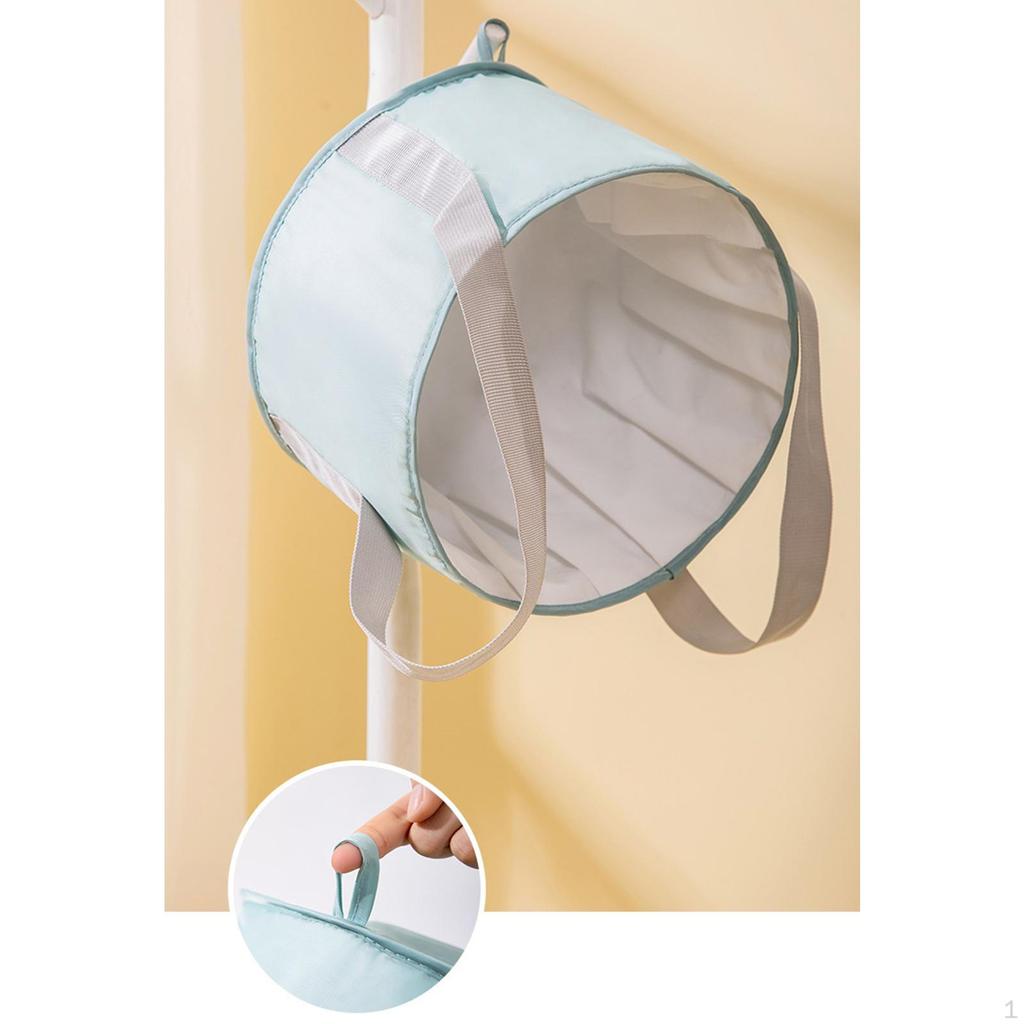 Collapsible Feet Soaking Bag Container Washbasin Washing Basket with Handles