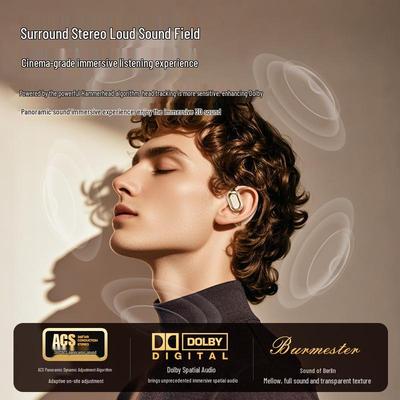 Bone Conduction Bluetooth Earphones: Wireless, Over-Ear, In-Earless, Unisex for Running & Sports