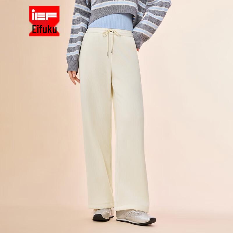 

Женские зимние плюшевые брюки с широкими штанинами IEF M