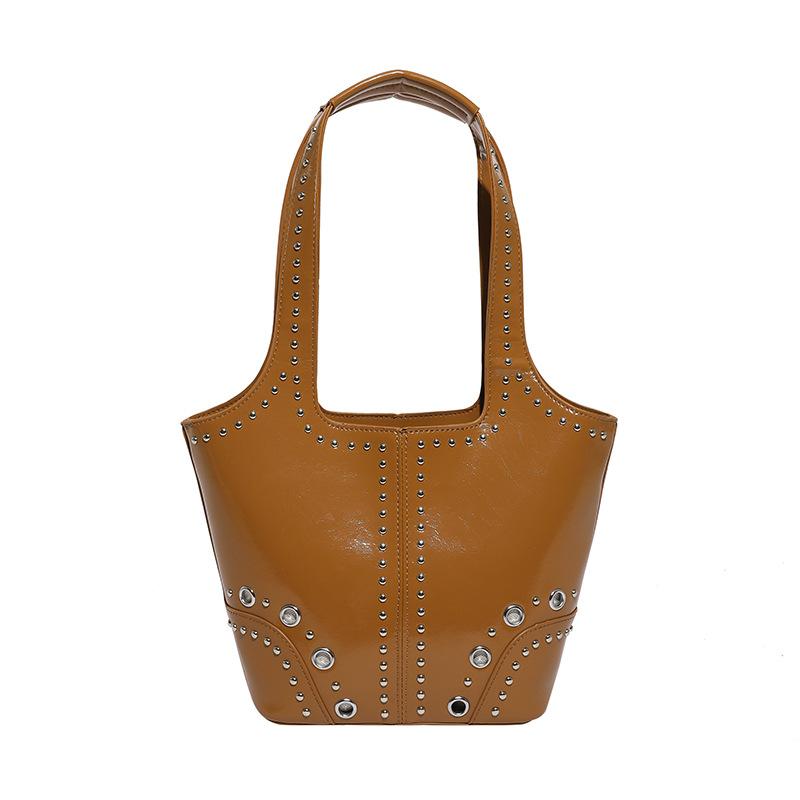 

Large Capacity Armpit Autumn and Winter New Fashionable and Versatile Commuting Bucket Bag, Premium Texture Frosted Shoulder Bag