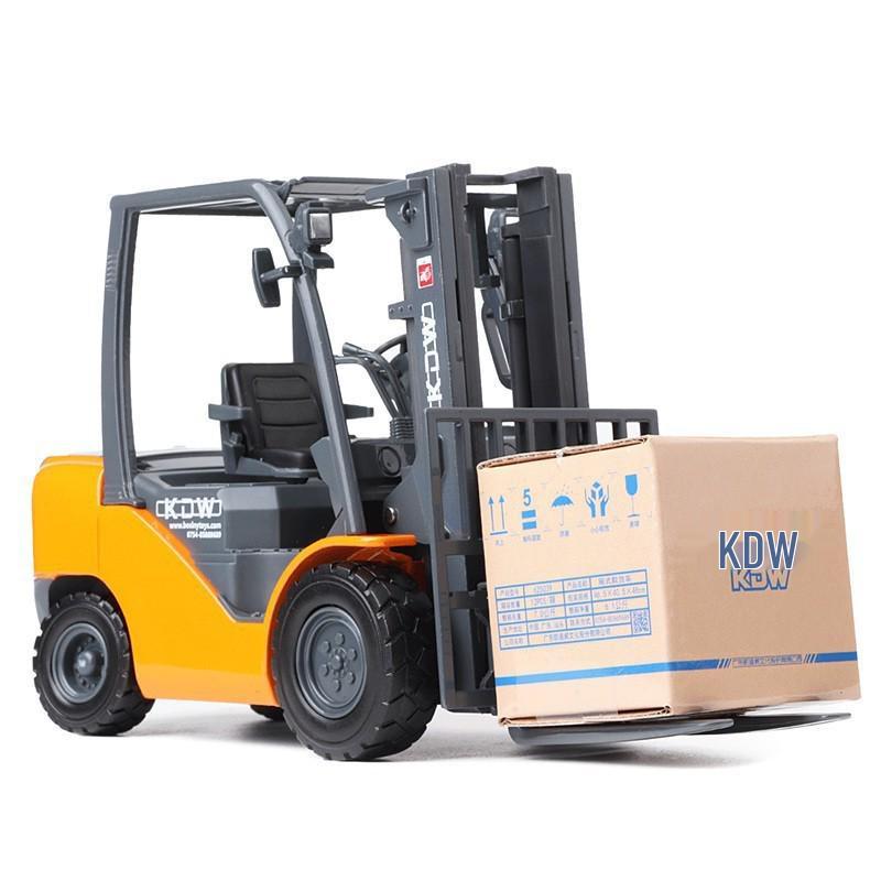 Kaidiwei 1:20 Light Forklift Alloy Engineering Model - Cargo Handling & Lifting Vehicle