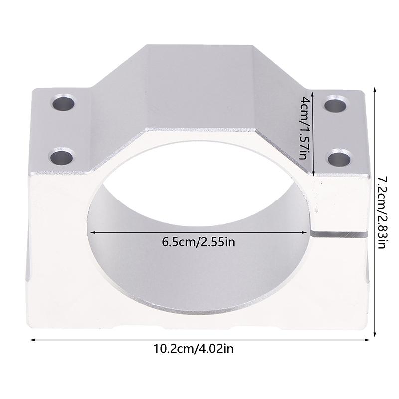 

52 мм 56 мм 65 мм 80 мм Алюминиевый зажим шпинделя Кронштейн для двигателя для гравировального фрезерного станка с ЧПУ Держатель для крепления двигателя