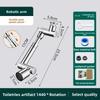 Tap Splash-proof Bubbler Faucet Filter Nozzle Tap Saving Water Extender 1440°Kitchen Scalable Metal Faucet Aerator Bathroom New