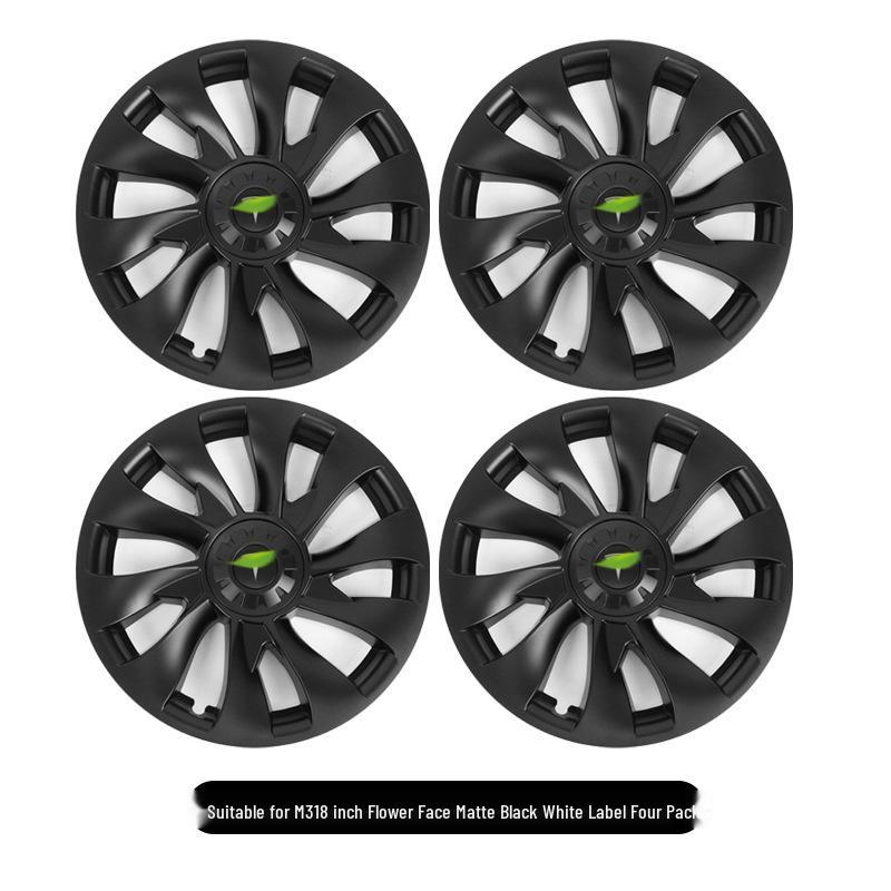 Tesla Model 3 18" Cyclone Wheel Cover - Anti-scratch, Full Coverage Hub Protection Accessory