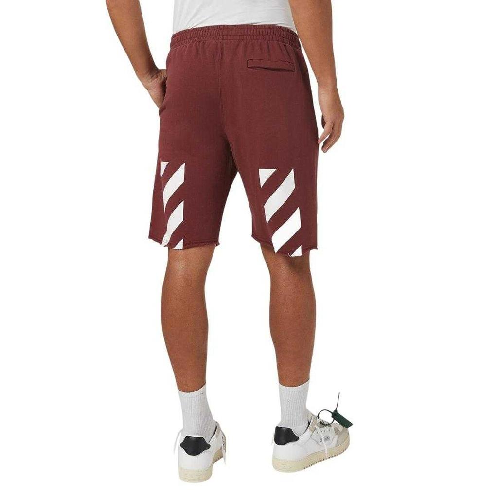 Off White Unisex Adult Helvetica Sweat Shorts