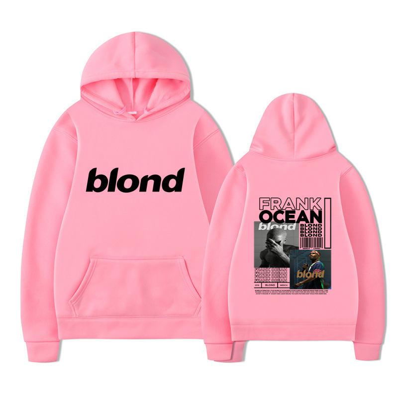 New blond Amazon autumn and winter new fleece urban casual hooded sweater