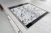 TAGLIERE IN VETRO 52x40 GOCCE