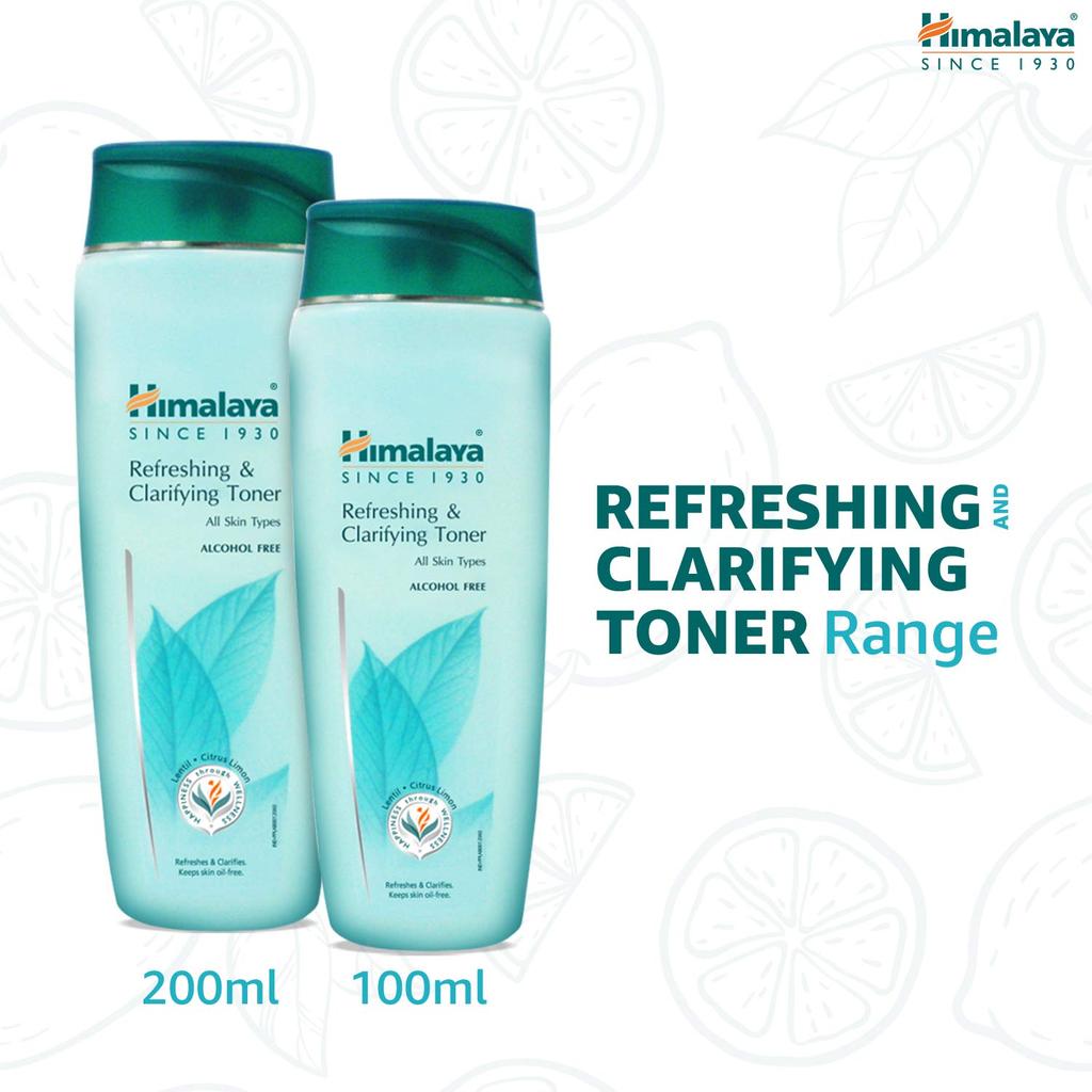 Himalaya Refreshing Clarifying Toner Liquid 100ml Pack of 1 for Clear Soft Radiant Skin Care