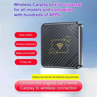 Car Connected Box 2in1 Wireless CarPlay Dongle Wireless Android Auto Verbindingska Radio with Wired CarPlay Plug and Play Ai Box