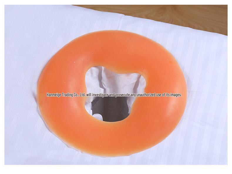 Silicone Face Down Pillow - Round Massage Cushion for Salon