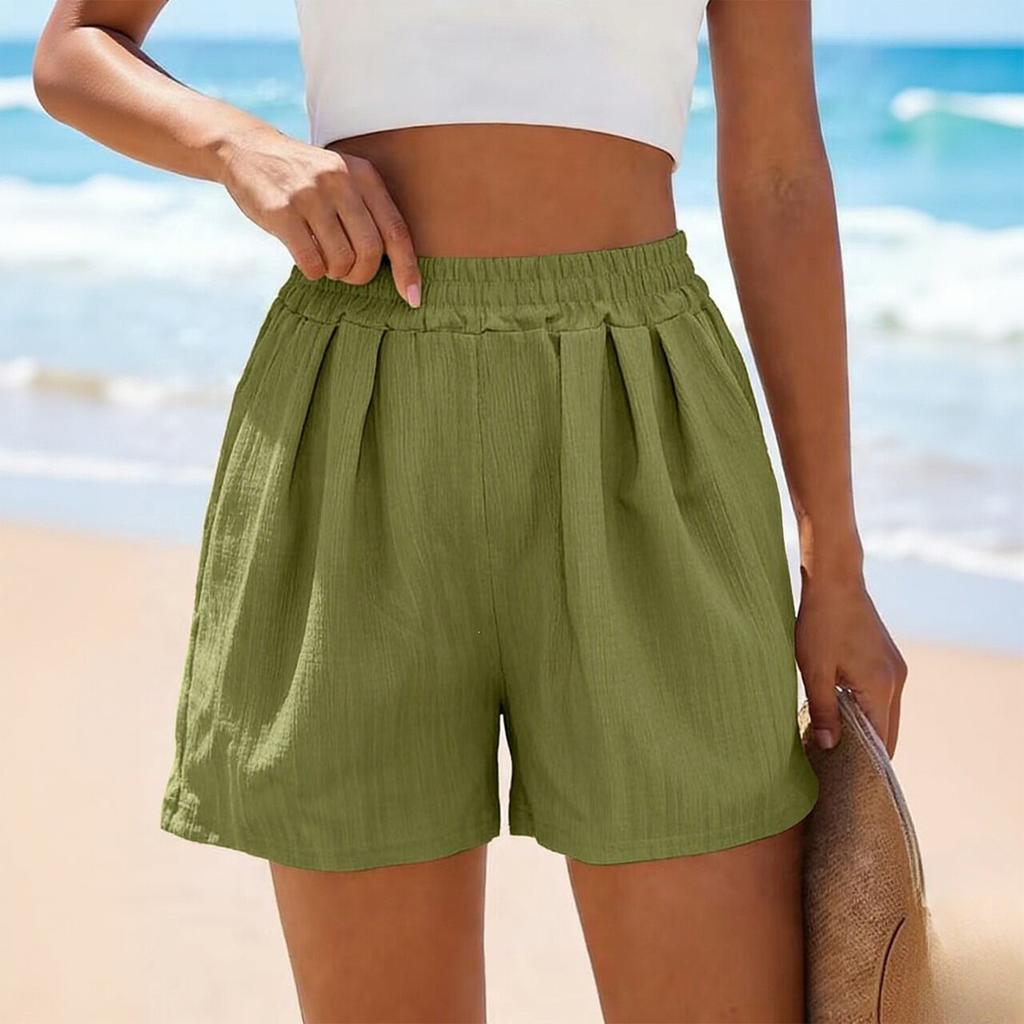 Women's Wide Sports Casual Loose Fashion Pocket Shorts