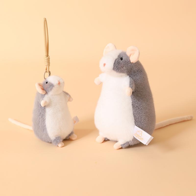 Peluche di Ratto Realistico Giocattoli Peluche Realistici di Topo Animali della Fattoria Giocattolo Topi da Compagnia Regali Giocattoli Educativi per Bambini