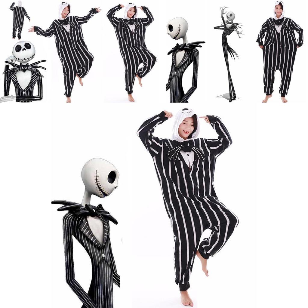 Nightmare Christmas Before Jack Onesie Pajamas Union Suit Jumpsuit Wear Lounge