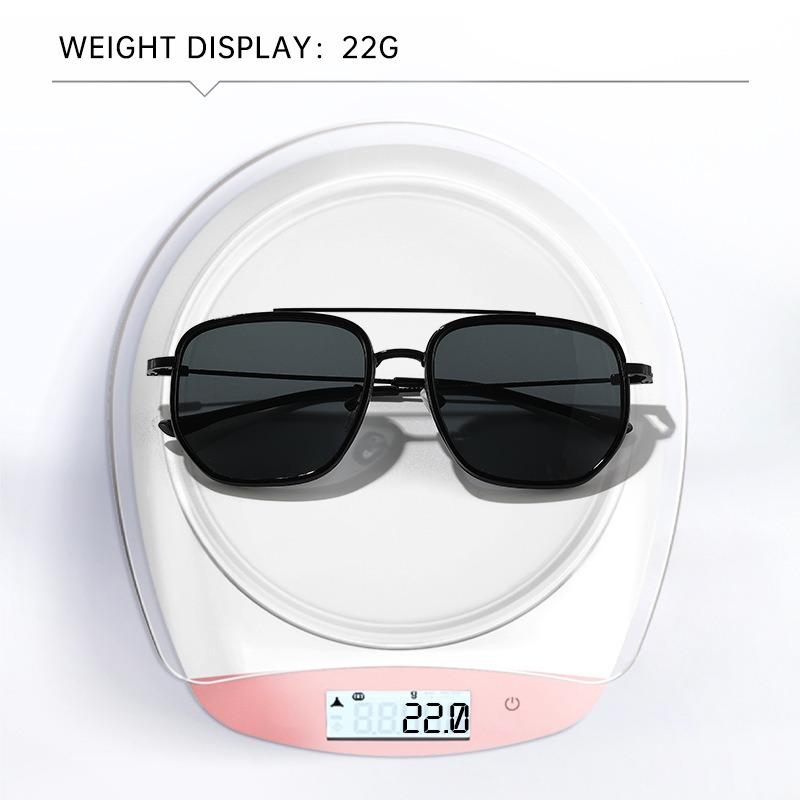Neue quadratische Sonnenbrille Retro-Sonnenbrille zum Fahren Mode Doppelsteg Sonnenschutzbrille für Damen Herren Lentes De Sol Hombre