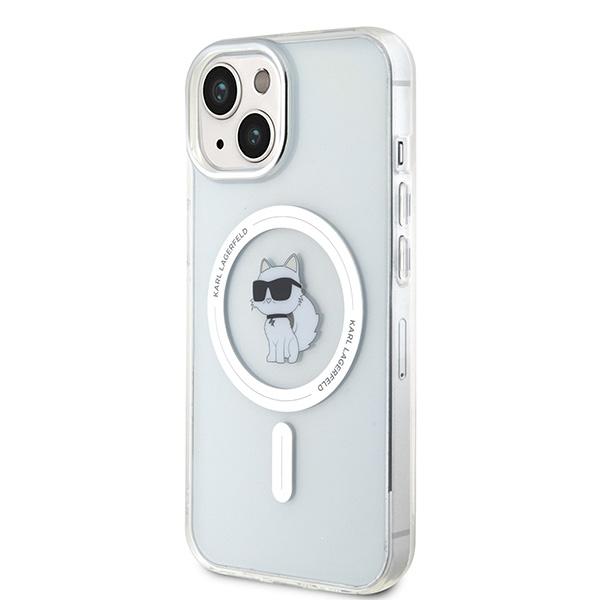 Karl Lagerfeld Klhmp15Shfccnot Iphone 15 / 14 / 13 6.1 Transparent Hardcase Iml Choupette Magsafe